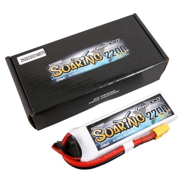 Gens Ace G-Tech Soaring 2200mAh 7.4V 30C 2S1P XT60 akkumulátor