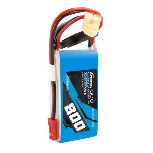 Gens ace G-Tech Lipo 800mah 7,4V 45C 2S1P Lipo akkumulátor