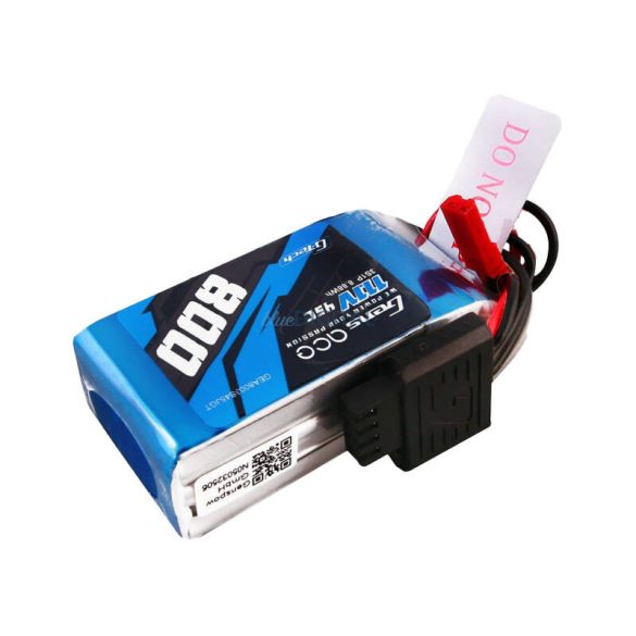 Gens Ace G-Tech 800mAh 11.1V 45C 3S1P LIPO AKKUMULÁTOR PACK JST