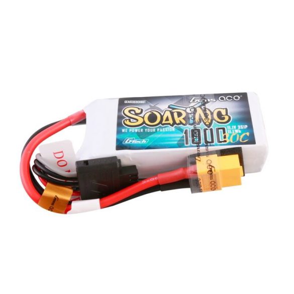 Gens ace G-Tech szárnyaló 1000 mAh 11.1V 30C 3S1P Lipo akkumulátor