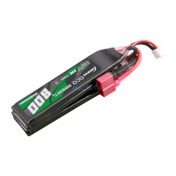 Gens ace 25C 800mAh 3S1P 11.1V NUNCHUCK 3X Airsoft Gun Lipo akkumulátorDeans(T) Plug