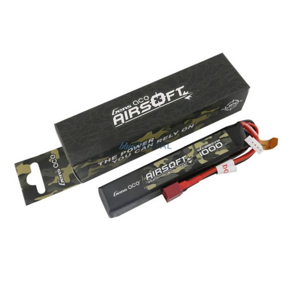 Gens ace 25C 1000mAh 3S1P 11.1V Airsoft Gun Lipo akkumulátorT Plug