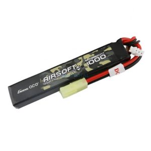 Gens ace 25C 1000mAh 2S1P 7.4V Airsoft Gun Lipo Batterymini Tamiya Plug Tamiya akkumulátor