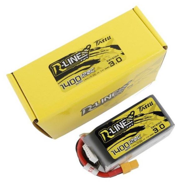 Tattu R-Line 3.0 1400mAh 22.2V 120C 6S1P XT60 akkumulátor