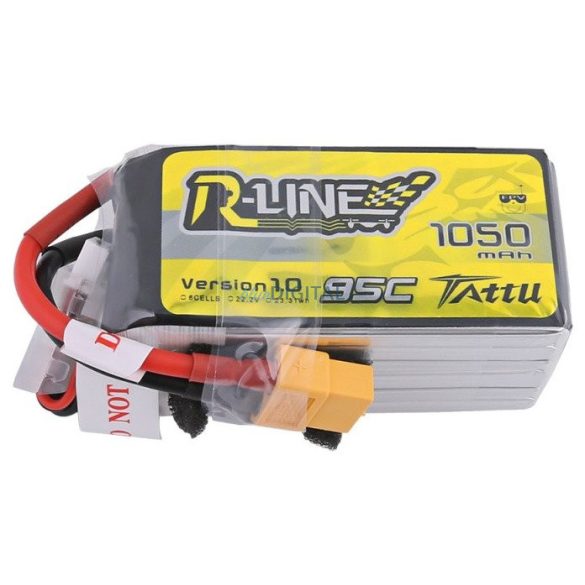 Tattu R-Line 1050mAh 22.2V 95C 6S1P XT60 akkumulátor