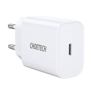Choetech Q5004 EU USB-C hálózati töltő, 20W (fehér)