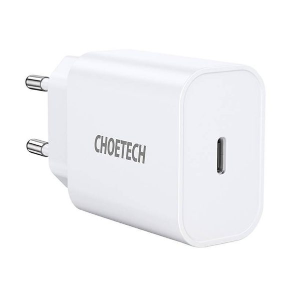 Choetech Q5004 EU USB-C hálózati töltő, 20W (fehér)