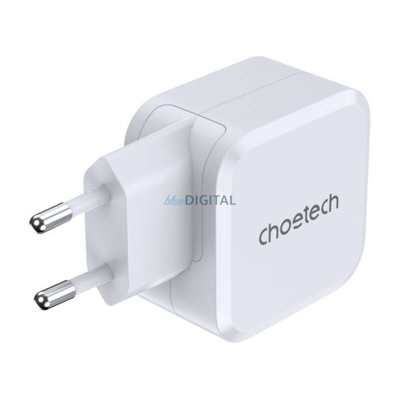 Choetech PD8007 hálózati töltő 1xUSB-C csatlakozással PD 45W - fehér