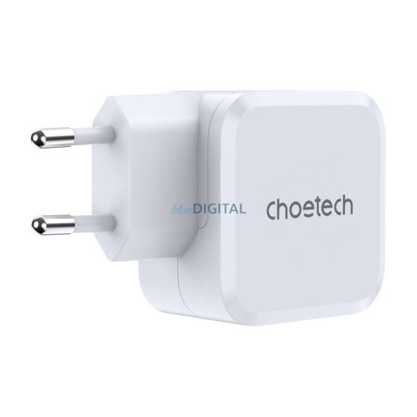 Choetech PD8007 hálózati töltő 1xUSB-C csatlakozással PD 45W - fehér