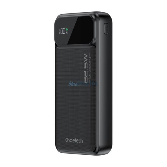 Choetech B729 powerbank 2xUSB-A csatlakozással 20000mAh 22.5W PD - fekete