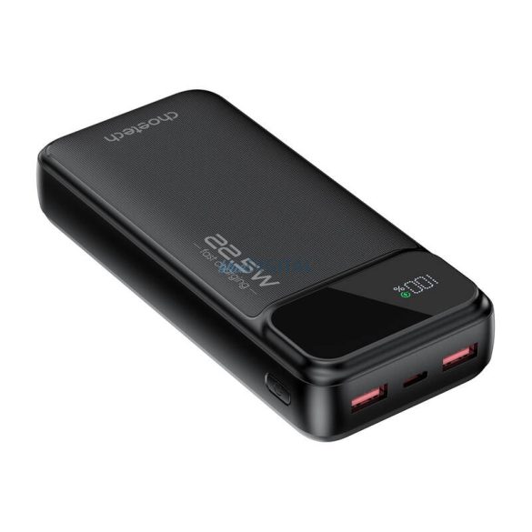 Choetech B729 powerbank 2xUSB-A csatlakozással 20000mAh 22.5W PD - fekete