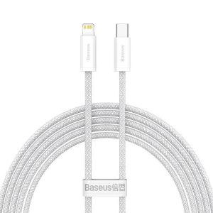 USB-C kábel a Lightning Baseus Dynamic sorozathoz, 20 W, 2 m (fehér)