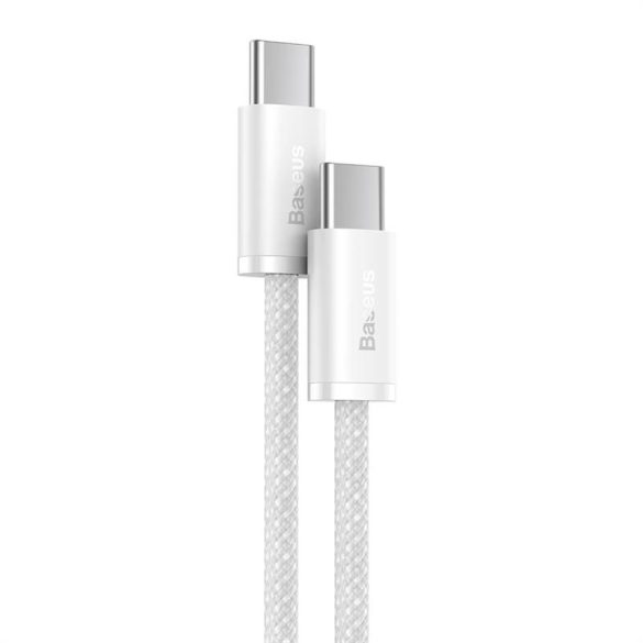 Baseus USB-C-USB-C kábel, 100 W, 2 m (fehér)