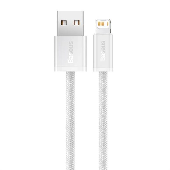 USB-kábel Lightning Baseus Dynamic, 2,4A, 1m (fehér)