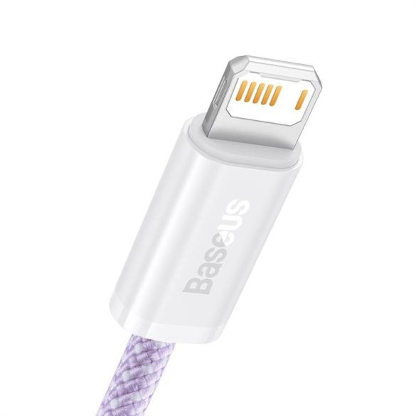 USB-kábel a Lightning Baseus Dynamic, 2,4A, 1m (violet)