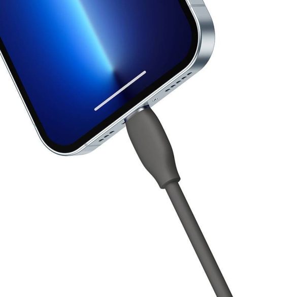 USB-C -kábel a Lightning Baseus Jelly, 20W, 1,2m (fekete)