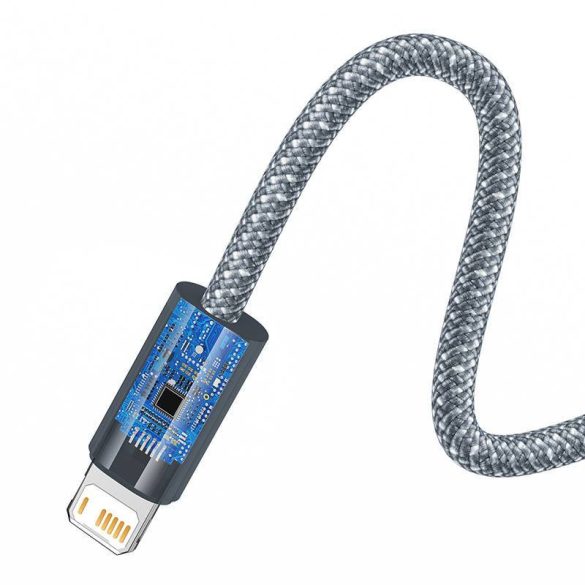 Baseus Dynamic Series USB-kábel a Lightninghez, 2.4A, 2m (szürke)
