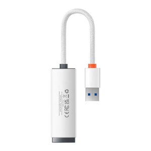 Baseus Lite Series USB – RJ45 hálózati adapter (fehér)