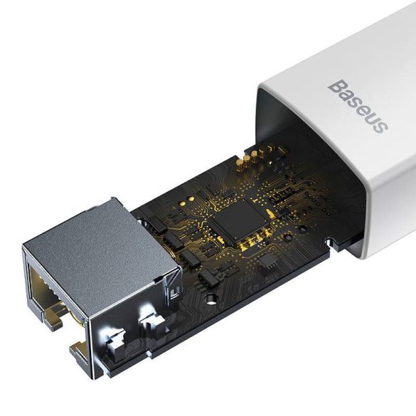 Baseus Lite Series USB – RJ45 hálózati adapter (fehér)