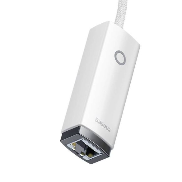 Baseus Lite Series USB-C – RJ45 hálózati adapter, 100Mbps (fehér)