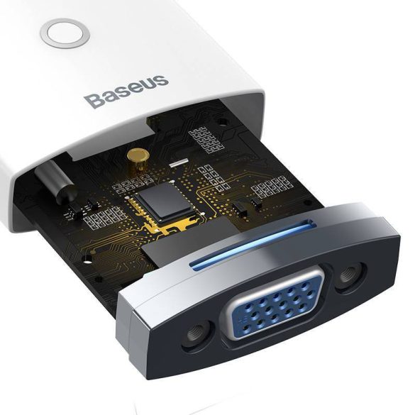 Baseus Lite Series HDMI-VGA adapter (fehér)