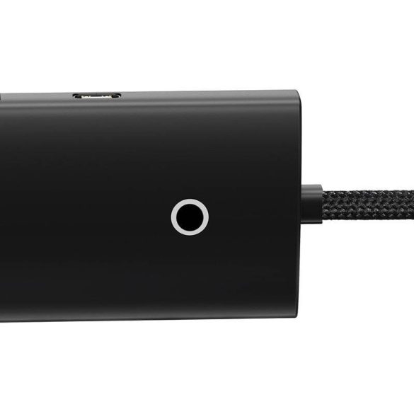 Baseus Lite Series Hub 4in1 USB-C 4x USB 3.0 + USB-C, 1m (fekete)