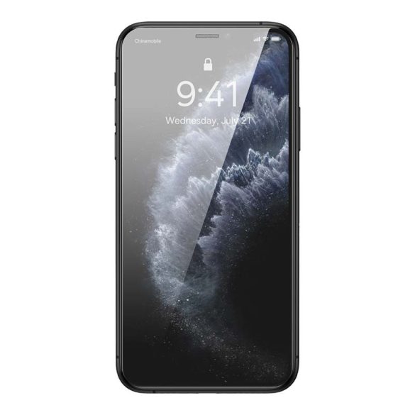 Baseus edzett üvegfólia 0,3mm iPhone XS Max/11 Pro Max 6.5" készülékhez (2 db)