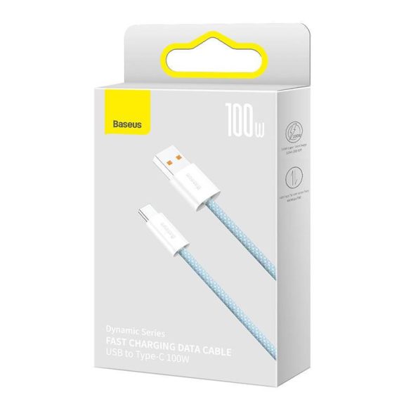 USB – USB-C Baseus Dynamic Series kábel, 100W, 2m (kék)