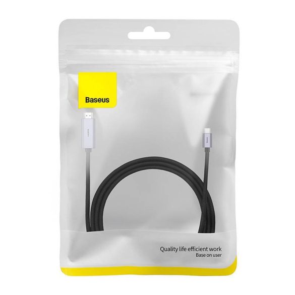 Baseus USB-C HDMI kábel, 4K, 2m (fekete)