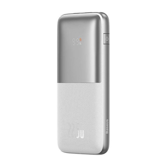 Baseus Bipow Pro Powerbank, 10000mAh, 2xUSB, USB-C, 22.5W (fehér)