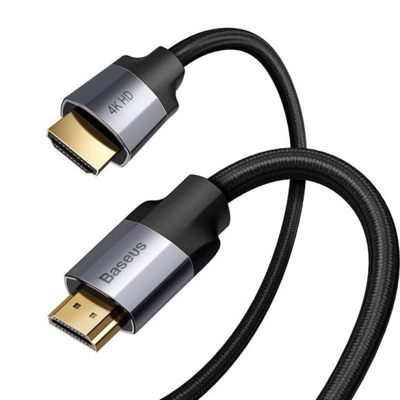 Baseus Enjoyment Series HDMI 2.0 kábel, 4K, 3D, 0,5m  (fekete szürke)