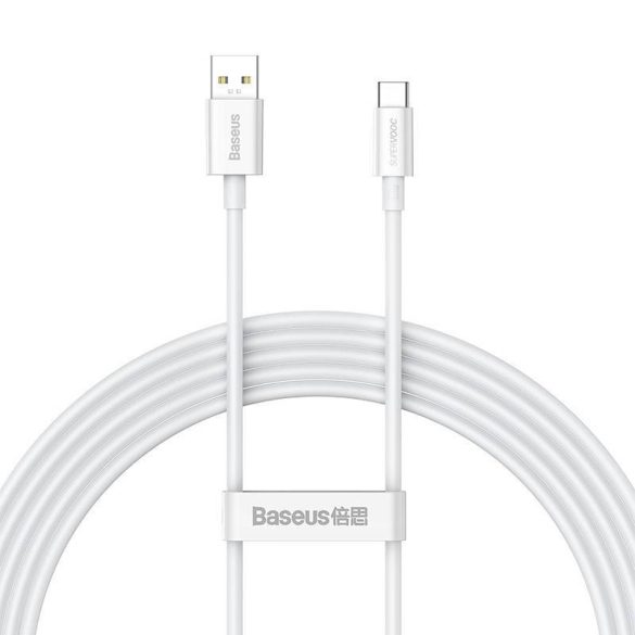 Baseus Superior Series kábel USB-ről USB-C-re, 65W, PD, 2m (fehér)