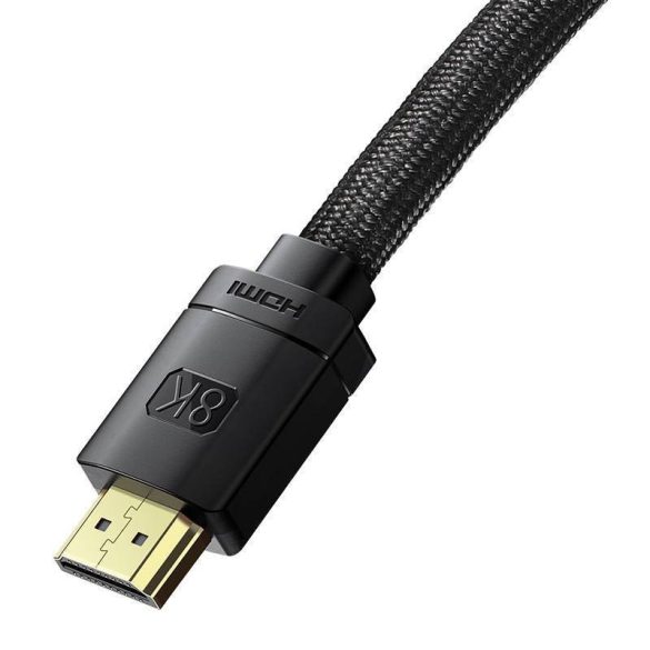Baseus High Definition HDMI kábel 0,5m, 8K (fekete)