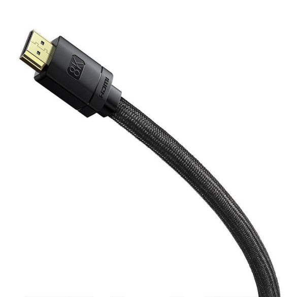 Baseus High Definition HDMI kábel 0,5m, 8K (fekete)