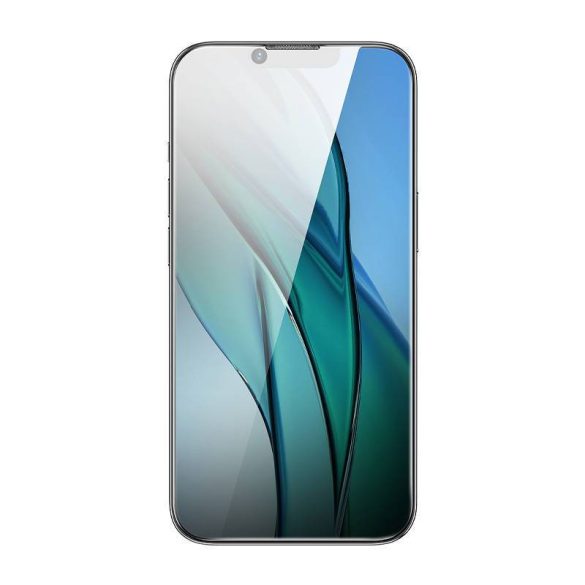 Baseus Crystal iPhone 14 Plus/13 Pro Max Porálló üvegfólia privatizációs szűrővel (1db)