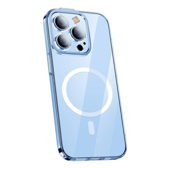 Baseus Crystal iPhone 14 Pro Max Átlátszó mágneses tok és üvegfólia