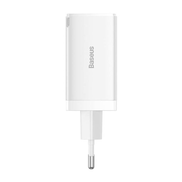Baseus GaN5 Pro Töltő, 2xUSB-C + USB, 65W (fehér)