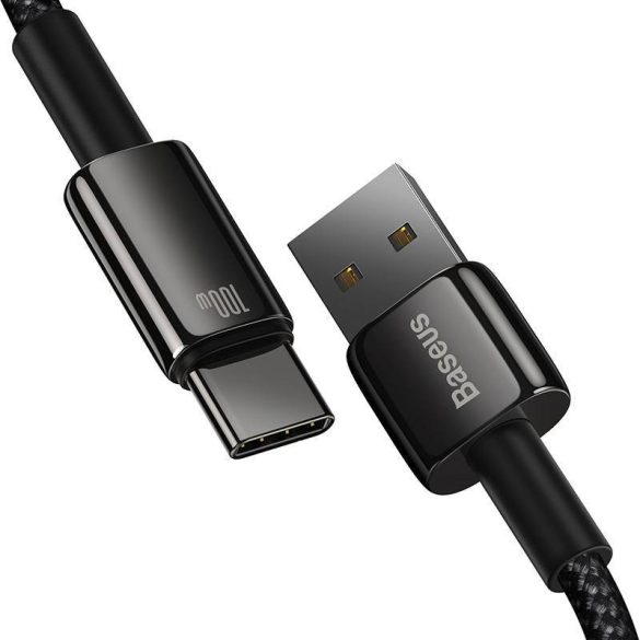 Baseus Tungsten Gold USB - USB-C Kábel, 100W, 2m (fekete)