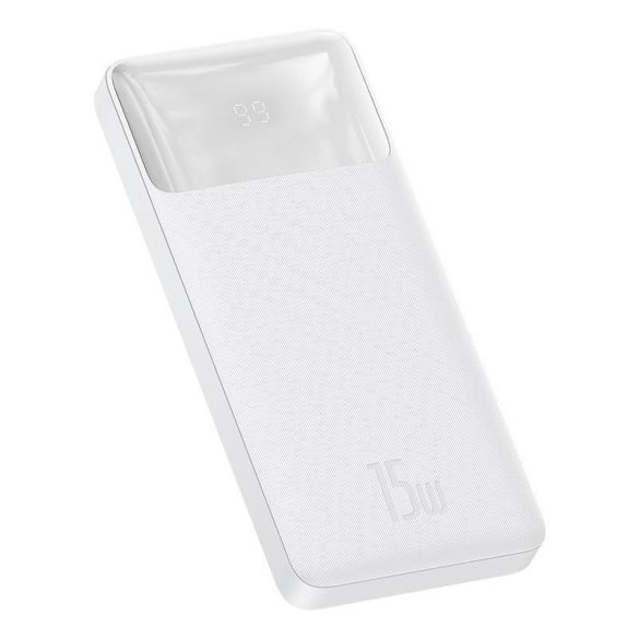 Baseus Bipow Powerbank 10000mAh, 15W (fehér)