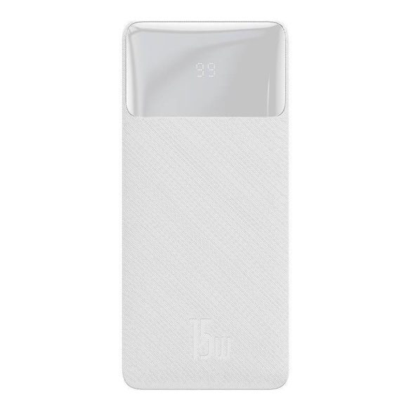 Baseus Bipow Powerbank, 20000mAh, 15W (fehér)