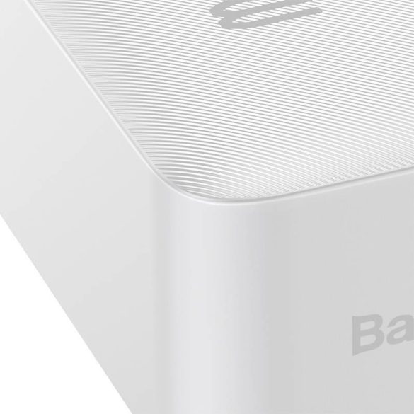 Baseus Bipow Powerbank, 30000mAh, 15W (fehér)