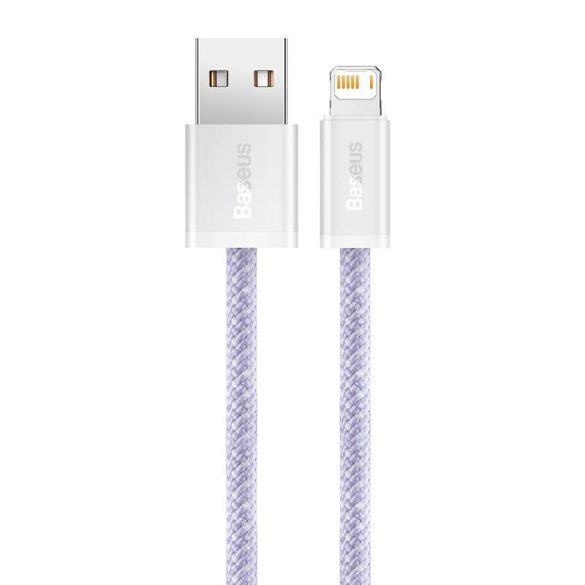 Baseus Dynamic 2 USB - Lightning töltőkábel, 2.4A, 1m (lila)