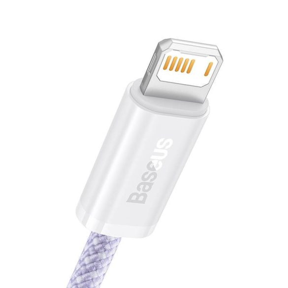 Baseus Dynamic 2 USB - Lightning töltőkábel, 2.4A, 2m (lila)