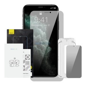 Baseus Crystal Privacy Protection edzett üveg 0.3mmiPhone X/XS