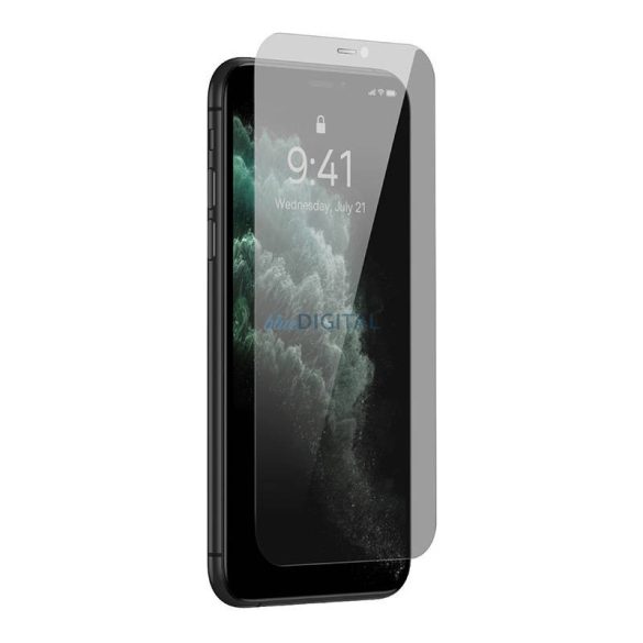 Baseus Crystal Privacy Protection edzett üveg 0.3mmiPhone X/XS