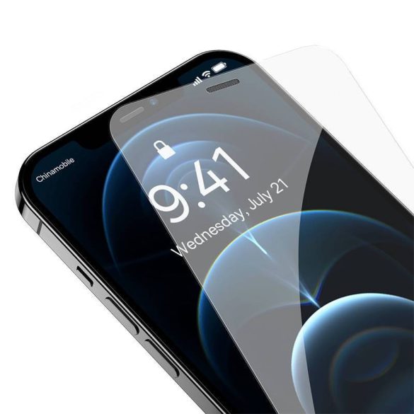 Baseus Crystal iPhone 12 Pro Max Üvegfólia, 0.3 mm (2 db)