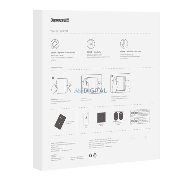 Edzett üveg Baseus Corning 0,4 mmPas Pro 12,9"