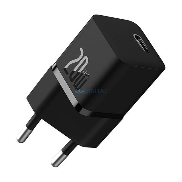 Mini fali töltő Baseus GaN5 20W (fekete)