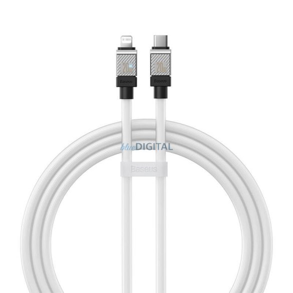 Gyorstöltő kábel Baseus USB-C a Coolplay Series 1m, 20W (fehér)