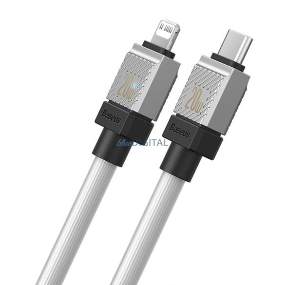 Gyorstöltő kábel Baseus USB-C a Coolplay Series 1m, 20W (fehér)